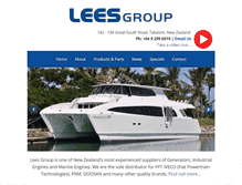 Tablet Screenshot of leesgroup.com